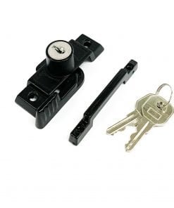 Barrure de fenêtre avec clef