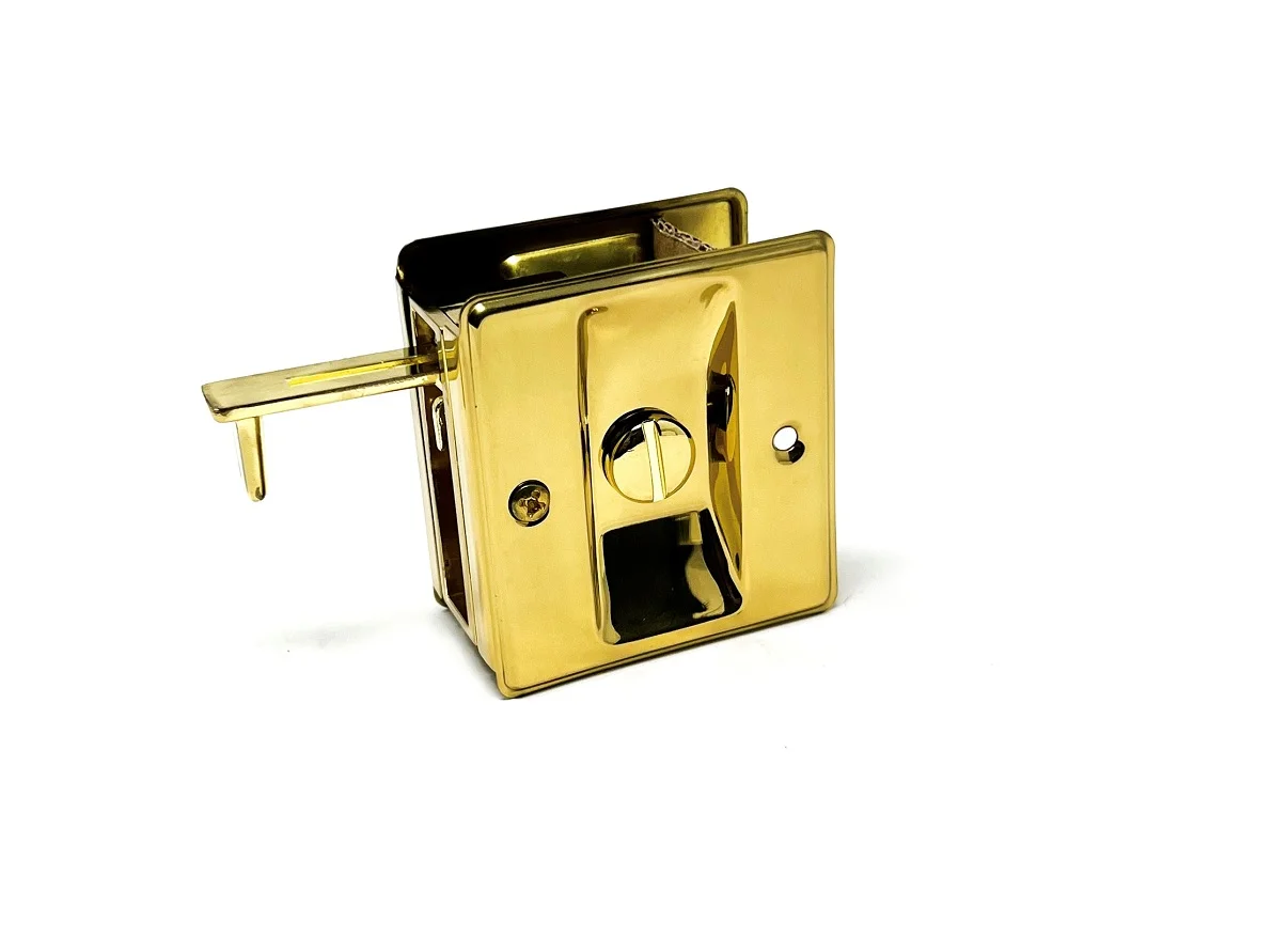 Serrure de porte coulissante escamotable
