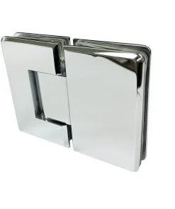 Charnières verre à verre à 180 degrés, Arrête arrondie